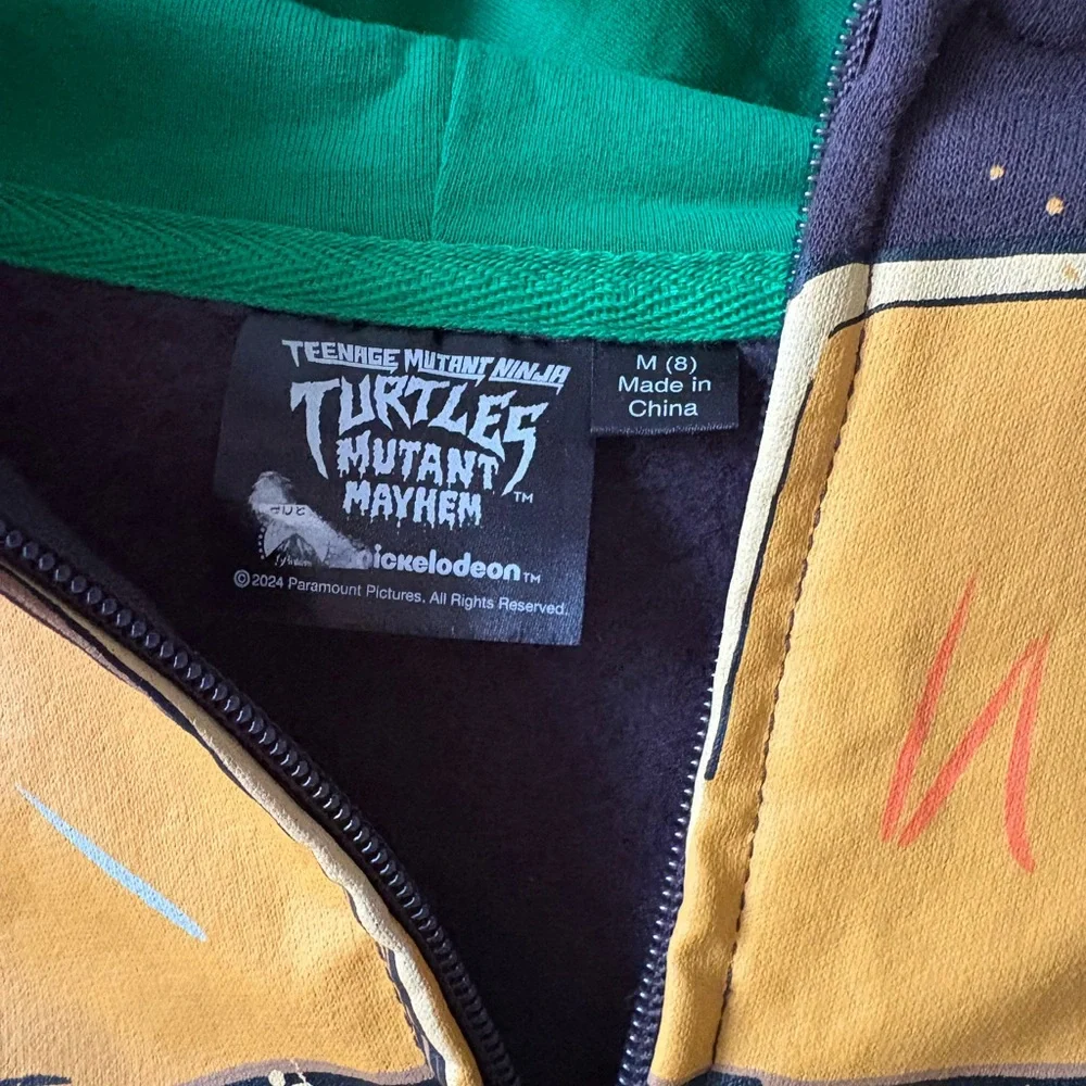 Rafael Mutant Mayhem Hoodie Costume - Picture 3 of 3